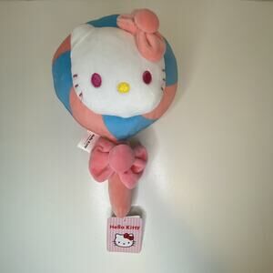 Hello Kitty Plush Balloon Lollipop Wand Style 11” With Tag 2022 Sanrio Licensed